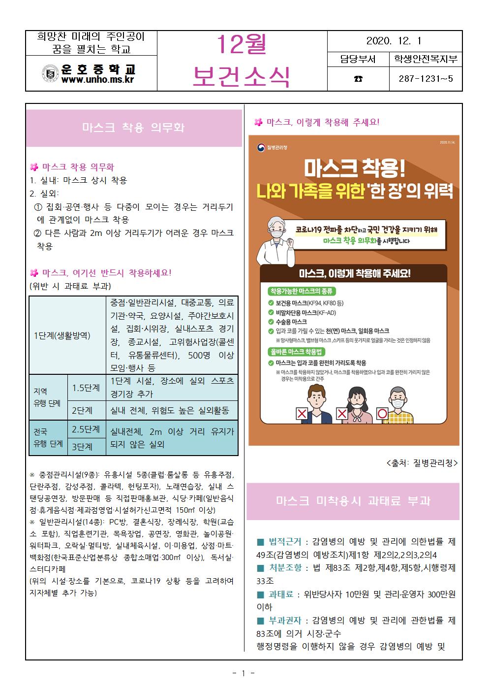 2020.12월 보건소식지001